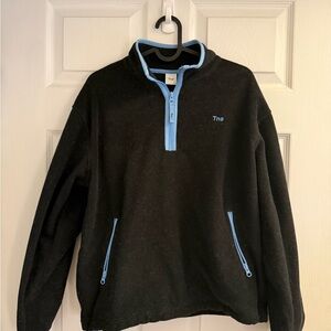 TNA Polar Fleece 1/4 Zip Sweater Blue/Black